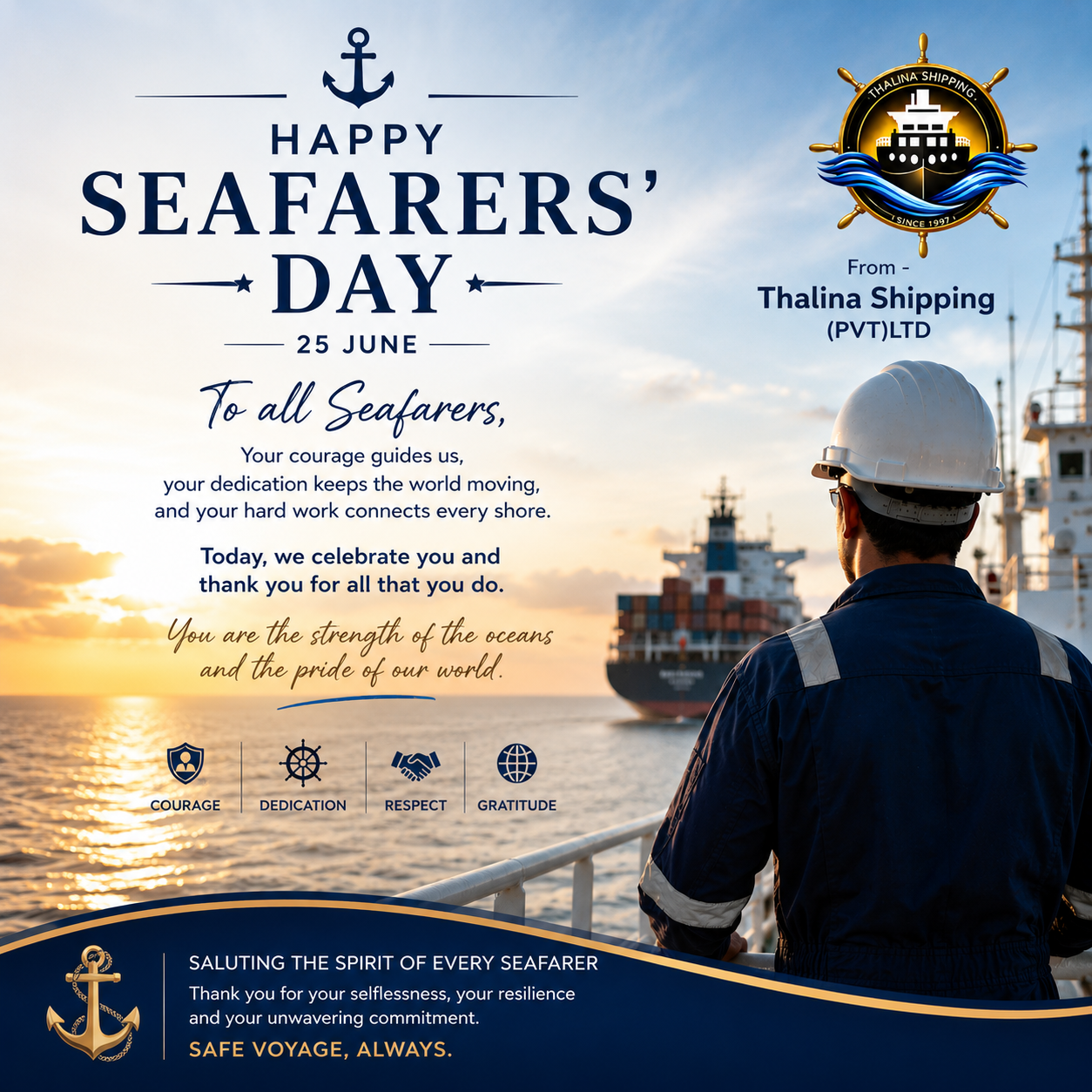 Happy Seafarers' Day!